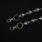 Chaîne de portefeuille Ikacvb Punk lourde avec crâne, chaîne de pantalon pour hommes, chaînes de motard cool, chaînes antivol pour portefeuille, cadeaux pour hommes, accessoires gothiques avec crâne, petits cadeaux pour hommes