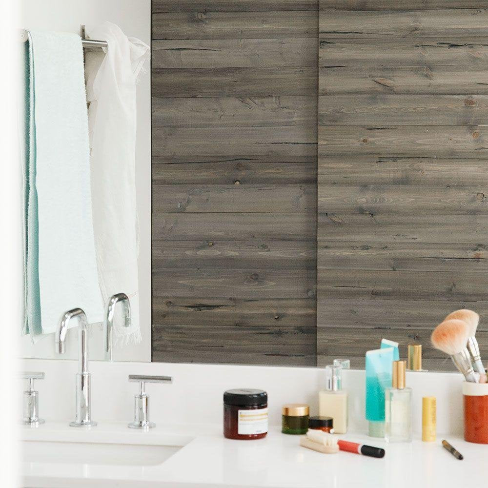 Timeline Skinnies Real Wood Wall Panels (Dry Brush Grey)