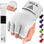 WYOX Gel Boxing Hand Wraps Inner Gloves for Men & Women – 80cm Quick Wrist Strap, Padded Knuckle Support, Fingerless MMA Muay Thai Kickboxing Wraps for Training, Punching & Martial Arts