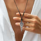 50Pcs Alloy Raven Skull Charms Bird Head Skeleton Charms Crow Beak Bird Skull Charm Eagle Skull Pendant Charm For Halloween Witch Pagan Necklace Earring Jewelry Making Crafting