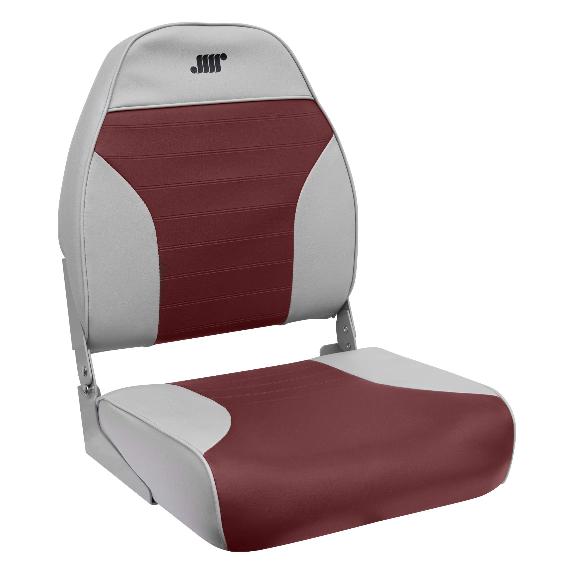 Wise Mid-Back Fishing Boat Seat with Logo