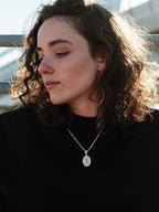 U7 St. Michael Necklace for Men Women Stainless Steel/18K Gold Plated Biblical Archangel Medal Round/Oval/Shield Patron Saint Christopher/Michael Pendant with 22" Box Chain