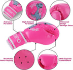 Kids Boxing Gloves for Boys and Girls, Youth Boxing Training Gloves for Kids 3-15, 4&6OZ Punching Bag Kickboxing Thai Mitts MMA Training Sparring Gloves