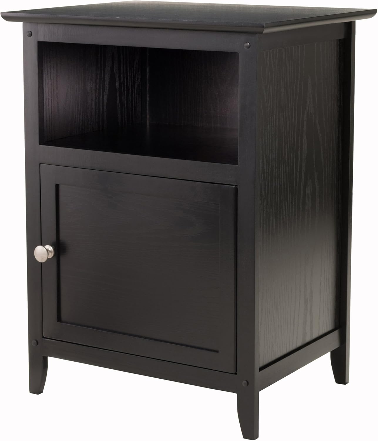 Winsome Henry Accent Table, 19 inches, Black