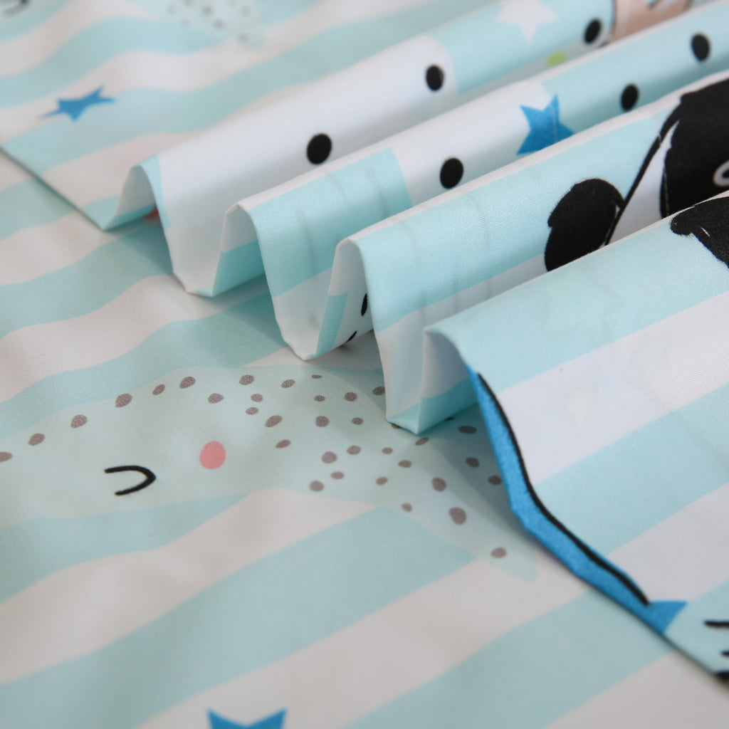 ست ملحفه کودکان یونیکورن صورتی JSD، سایز تویین، ۳ تکه، ملحفه‌های رختخواب میکروفایبر چاپ شده با طرح رنگین کمان برای دختران، جیب عمیق