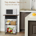 Mini Coffee Bar, 3-Tier Floor Standing Coffee Table with Drawer, Side Table for Living Room, Home Small Space, Kitchen, Office, Coffee Maker Table