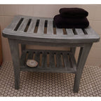 Redmon since 1883 Weathered Genuine Teak Bench