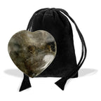 Heart 1.75 Inch with Black Pouch (Black Obsidian)