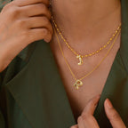 Ballon-Anfangsbuchstaben-Halsketten für Frauen, Blasenbuchstaben-Halskette 18K vergoldeter zarter Alphabet-Anhänger, puffiger Name, personalisiertes Schmuckgeschenk (Anfangsbuchstaben-Halskette A)