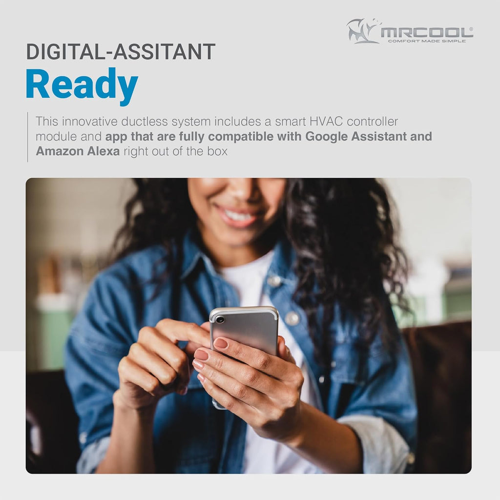 MRCOOL 12000 BTU 115V Ductless Inverter Mini Split Air Conditioner & Heat Pump System, Easy Pro Series - Wall-Mounted AC Unit w/Heating and Cooling for Home, Office & Commercial Space