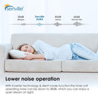 Senville AURA Series Mini Split Air Conditioner Inverter Heat Pump, 24000 BTU, Works with Alexa, Energy Star, White