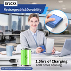 Rechargeable Electric Letter Opener - Electric Envelope Opener, Letter Openers Envelope Slitter for Office & Home Desks, Mail Openers with Safe Cutting and Portable Design