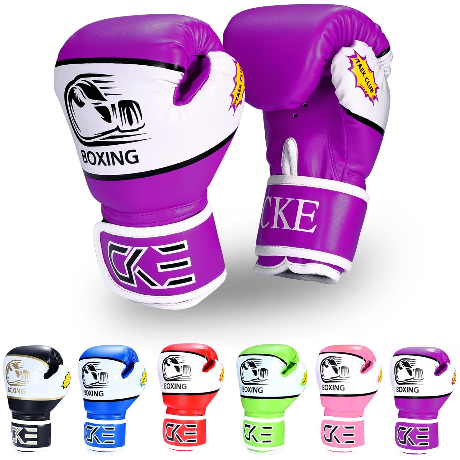 CKE Kids Boxing Gloves for Kids Boys Girls Junior Youth Toddlers Age 5-12 Years Training Boxing Gloves for Punching Bag Kickboxing Muay Thai