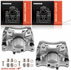 A-Premium Rear Disc Brake Caliper Assembly with Bracket Compatible with Dodge and Jeep Models - Wrangler 2007-2017, Wrangler JK 2018, Liberty 2008-2012, Nitro 2007-2011