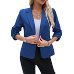 Women's Business Suit Jacket 34 Sleeve Business Casual Jacket - Grand Goldman