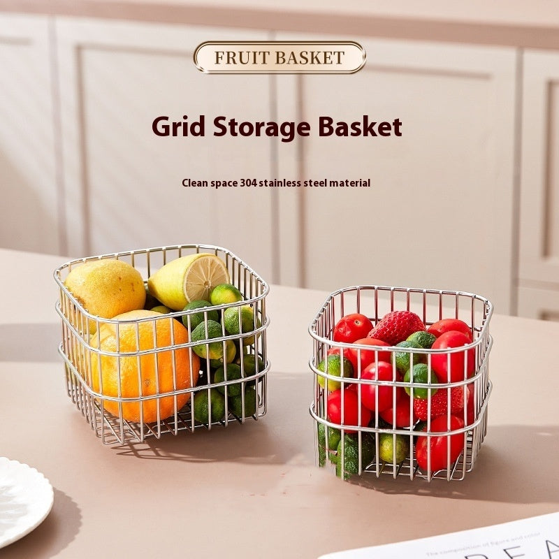 Kitchen Storage Rack Draining Basket Household