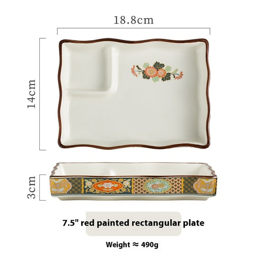 Creative Frame Plate Sushi Dumpling Plate