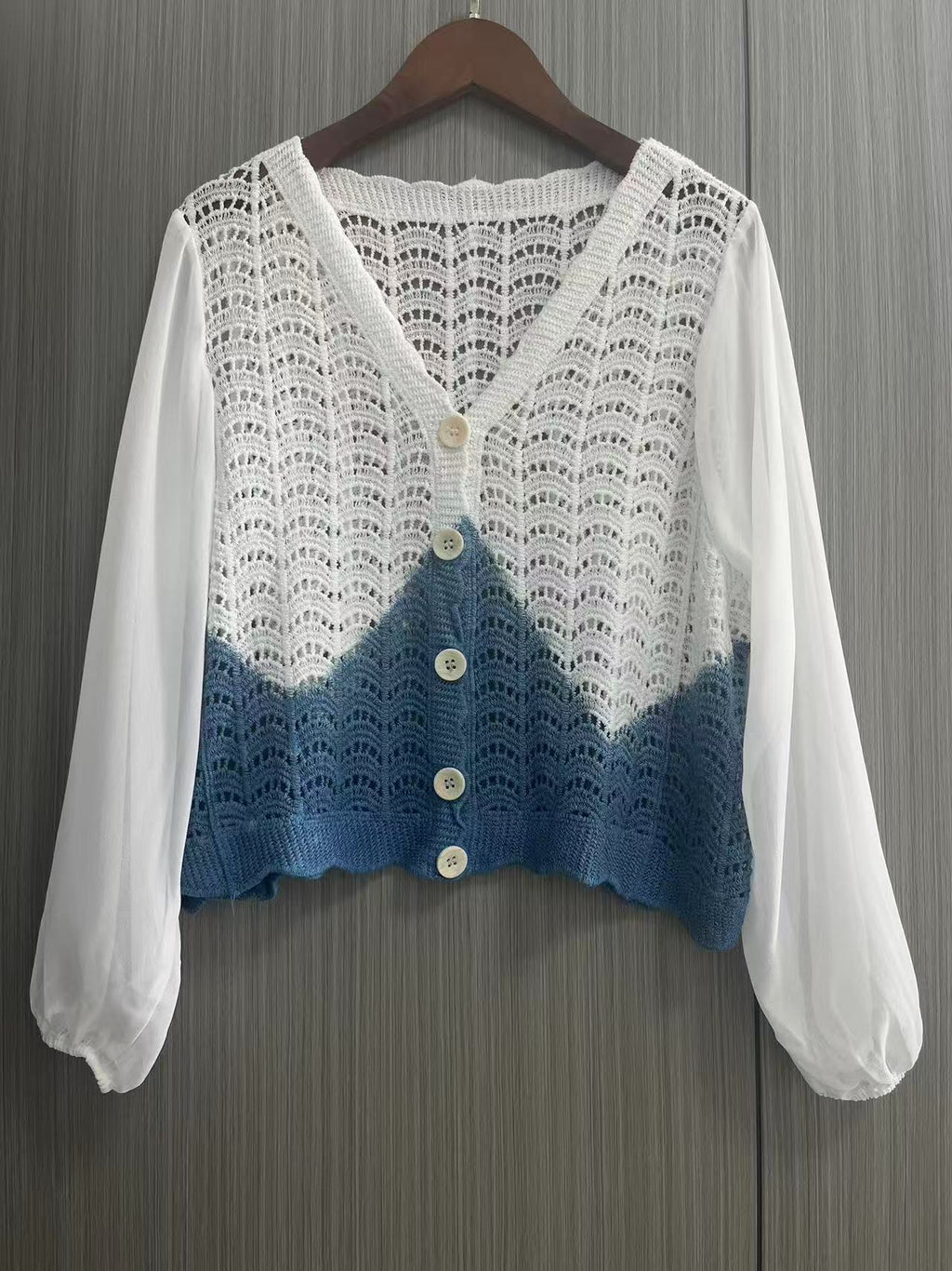 Ethnic Style Handmade Tie-dyed Loose Small Outerwear Top
