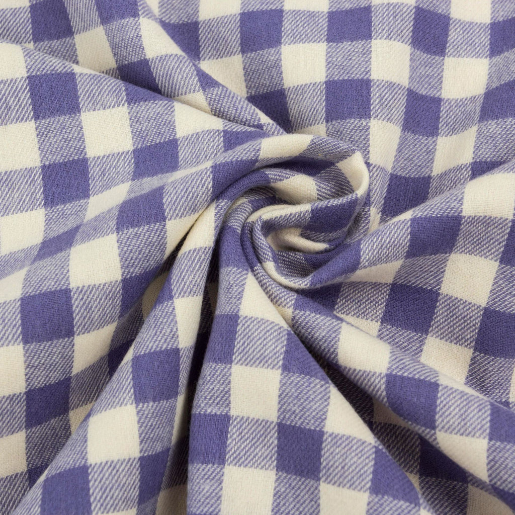 Pure Cotton Yarn-dyed 32 Brushed Plaid Fabrics