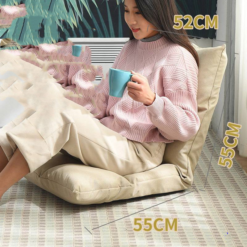 Bed Backrest Floor Small Sofa Folding Single Bay Window Computer Recliner