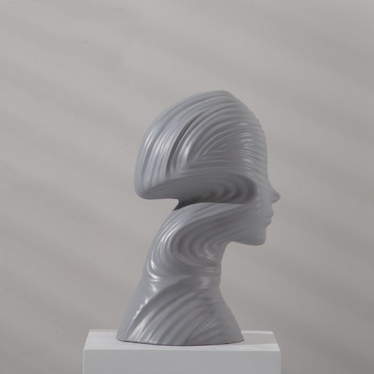 Abstrakt karakter Skulptur Håndværk Kreativitet Moderne Simple Dekoration Ornamenter
