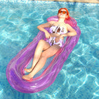 Water Foldable Transparent Wave Recliner Floating Bed