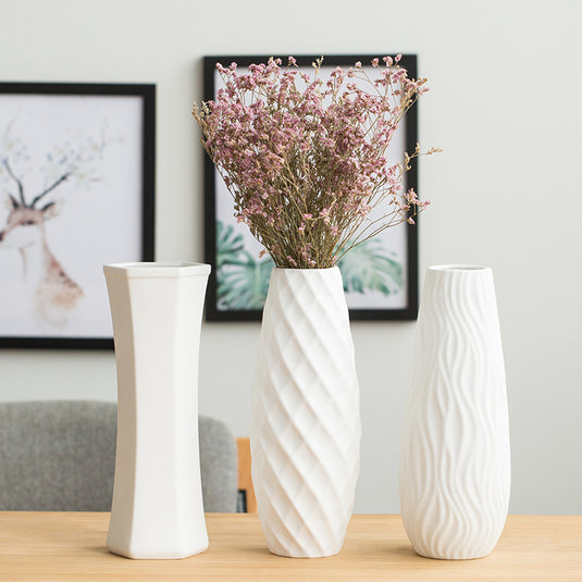 Floor-standing ceramic vase
