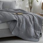Cooling Blankets Pure Color Summer Quilt Plain Summer Cool Quilt Compressible Air-conditioning Quilt Quilt Blanket - Grand Goldman