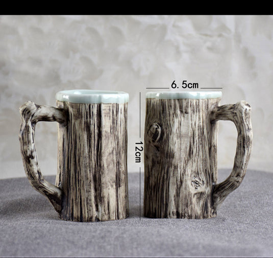Hot bark mugs