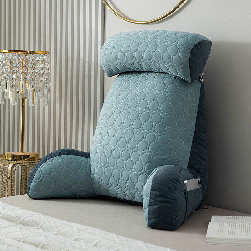 Cool Silk Armrest Cushion Lumbar Support Pillows
