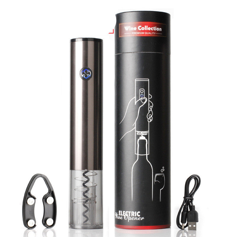 Rechargeable wine corkscrew