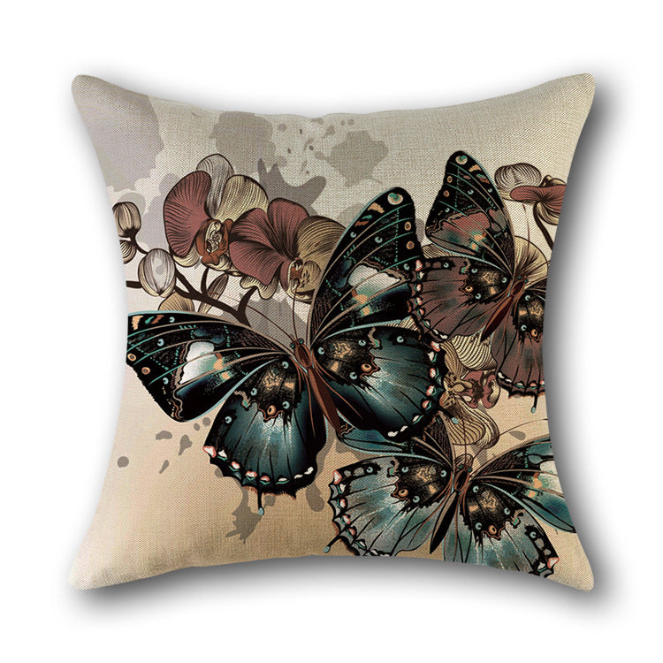 Cotton Linen Throw Pillow Cushion Cover Sofa Office