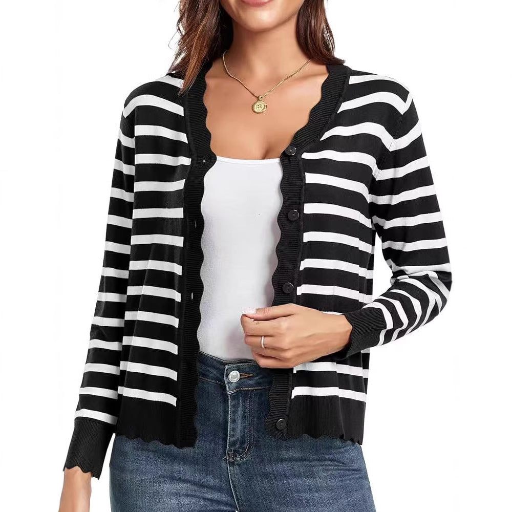Fashion Short Knitted Cardigan Coat - Grand Goldman