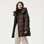 Detachable Hat Mother's Warm All-matching Coat