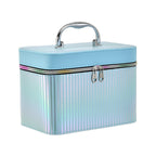 Cosmetic Bag Large Capacity High-grade Portable Is-style Storage Box With Mirror