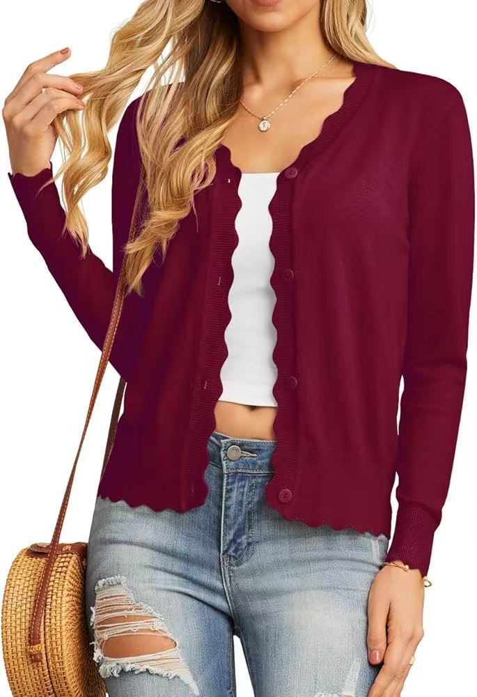 Fashion Short Knitted Cardigan Coat - Grand Goldman