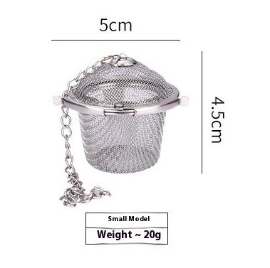 Portable Household 304 Stainless Steel Mesh Tea Strainer