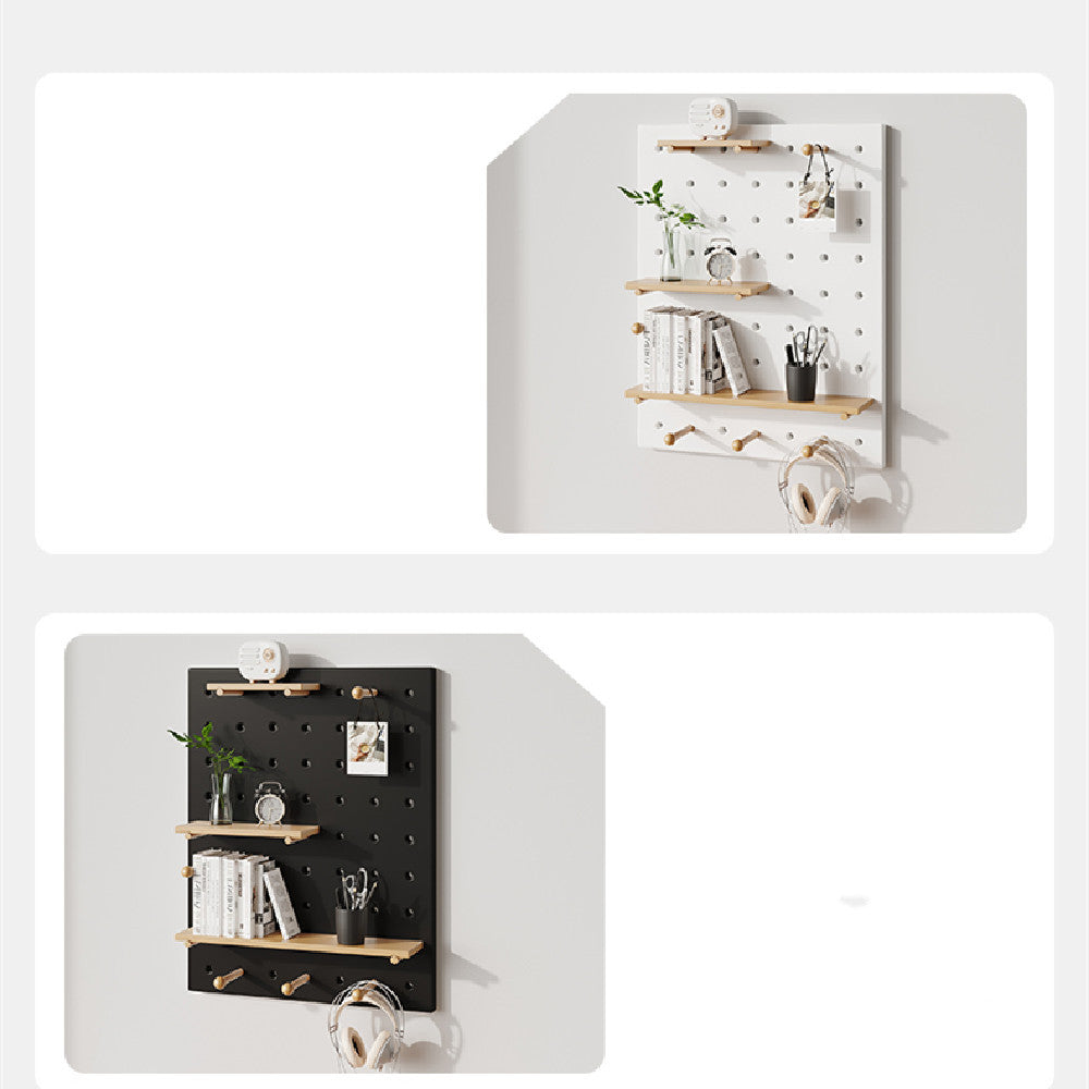 Layered Board Porch Storage Shelf