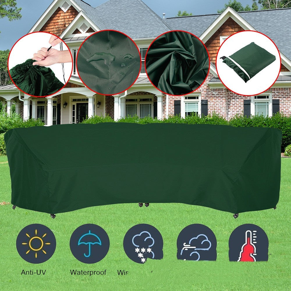 Housse anti-poussière multicolore pour canapé d'extérieur