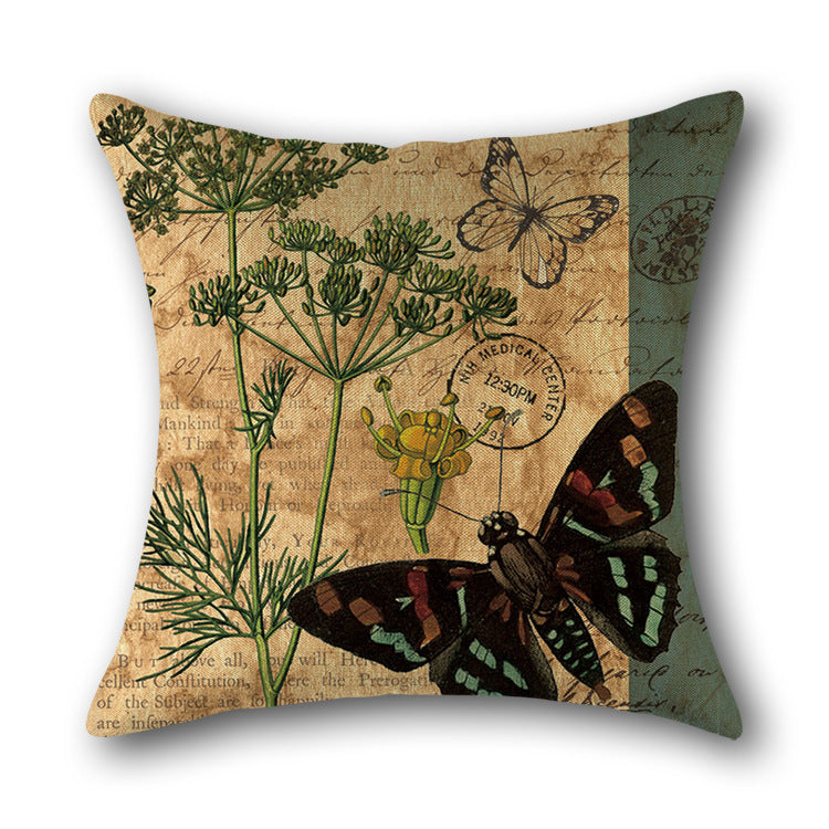 Cotton Linen Throw Pillow Cushion Cover Sofa Office