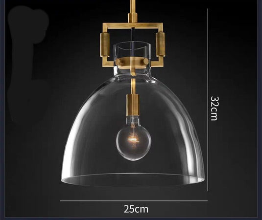 Lys luksus lysekrone nordisk glas