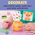 Creativity for Kids Plant-A-Pet: Kitty - Arts and Crafts for Kids, Mini Gifts for Girls and Easter Basket Stuffers for Kids, Chia Seed Plant Pet (Ages 6+)