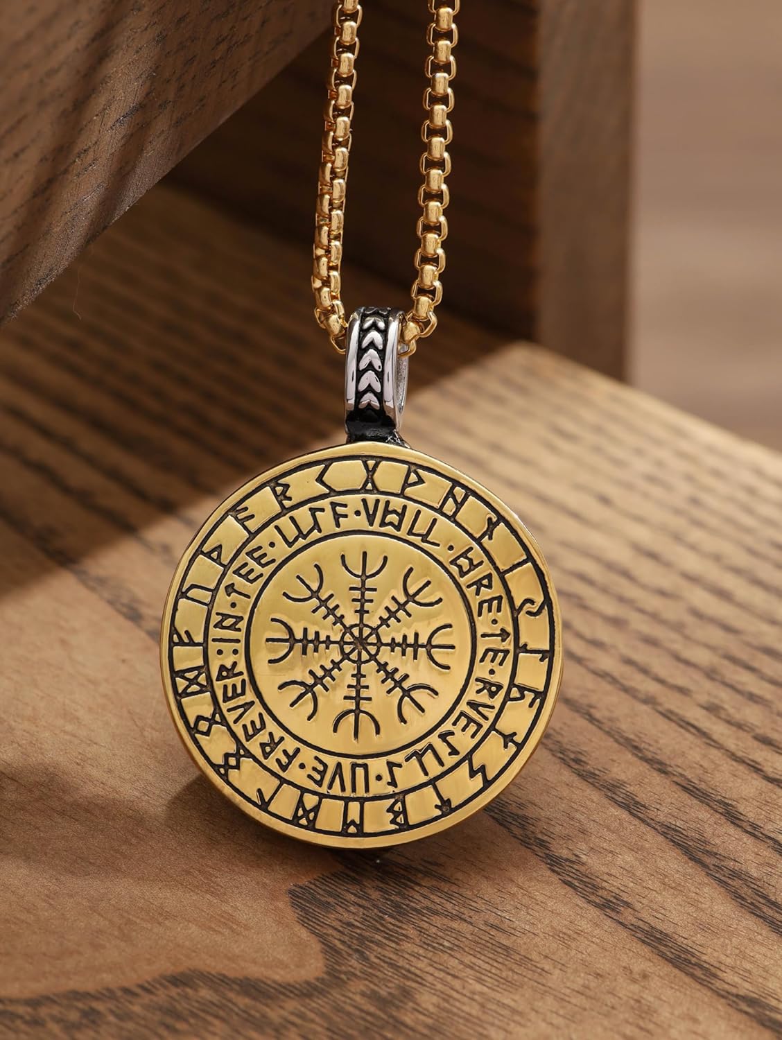 HAQUIL Viking Celtic Wiccan Tree of Life Pendant Necklace, Tree of Life Jewelry Gifts for Men and Women