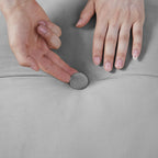 Sweet Home Collection Headboard Pillow Full - Bed Wedge Pillow for Headboard - Large & Versatile Triangle Cushion Reading Support Pillow, Full - 54", Gray