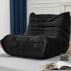 Bean Bag Chairs for Adults Giant Bean Bag Chair Memory Foam BeanBag Chair Big Bean Bag Sofa with Filler Faux Fur Fireside Beanbags Lazy Sofa for Living Room Bedroom Dorm Office (Brown Teddy)