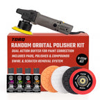Chemical Guys BUF_503X TORQX Random Orbital Polisher, Pads, Polishes & Compounds Kit (Safe for Cars, Trucks, SUVs, & More) 700W, Orbit 8mm - 9 Items