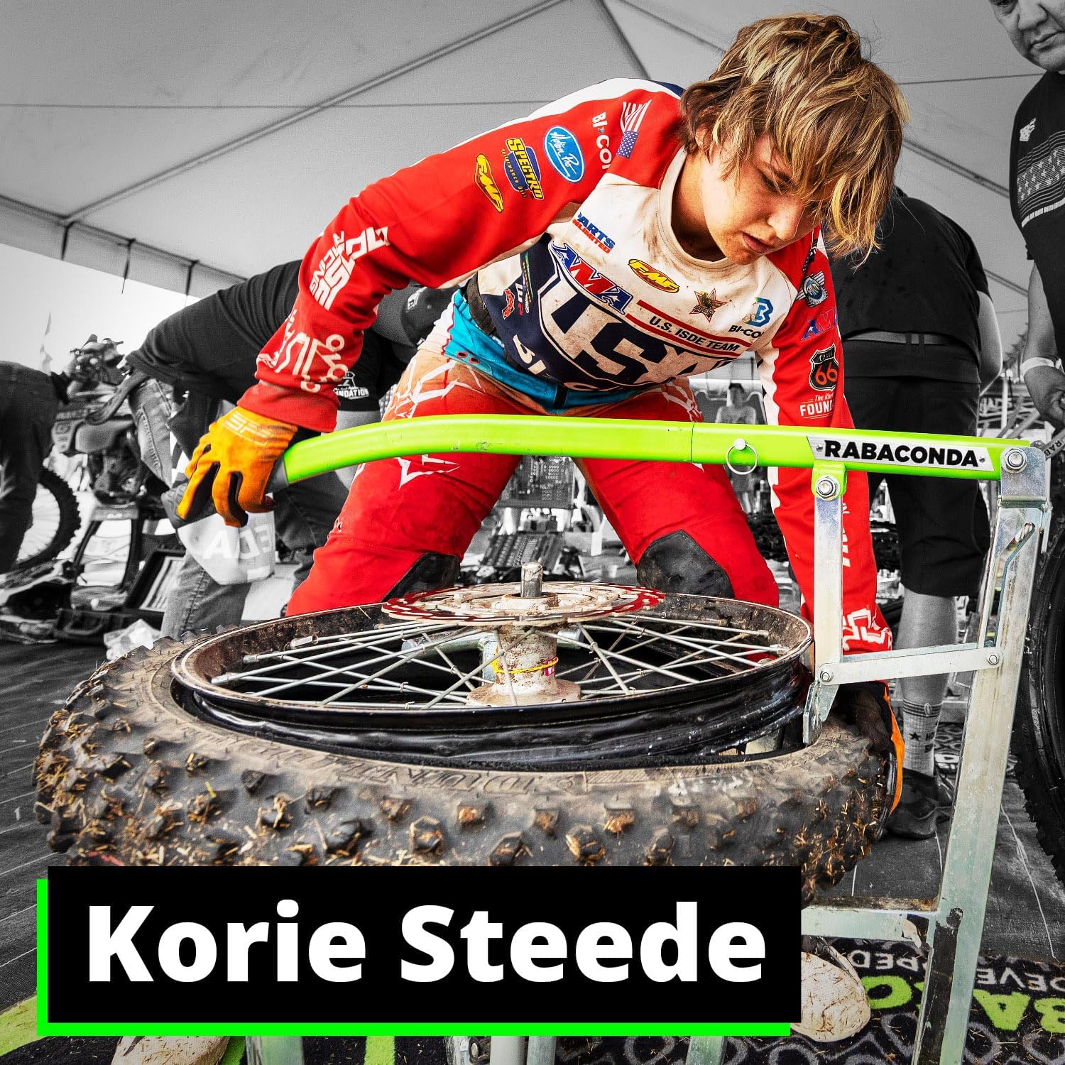 Rabaconda Dirt Bike & Dual Sport Tire Changer - Fastest Tire Bead Breaker Among Motorcycle Tire Changing Tools. Model 3MMC – for Dirt and Dual Sport Bikes. Not Suitable for Street Bikes