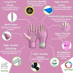 Boxing Hand Wraps for Men & Women - Boxing Quick Wraps Inner Gloves Kickboxing Handwraps for Boxing Gloves Gear Knuckle Support Elastic Wrist Straps for Training MMA Shadowboxing Muay Thai