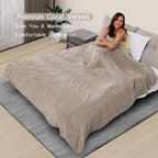 Coperta Elettrica Riscaldata 72"x84" Taglia Completa, Morbido Pile di Corallo con 4 Livelli di Riscaldamento e Spegnimento Automatico dopo 10 Ore, Lavabile in Lavatrice, Tessuto Morbido e Accogliente per la Casa, Grigio Scuro