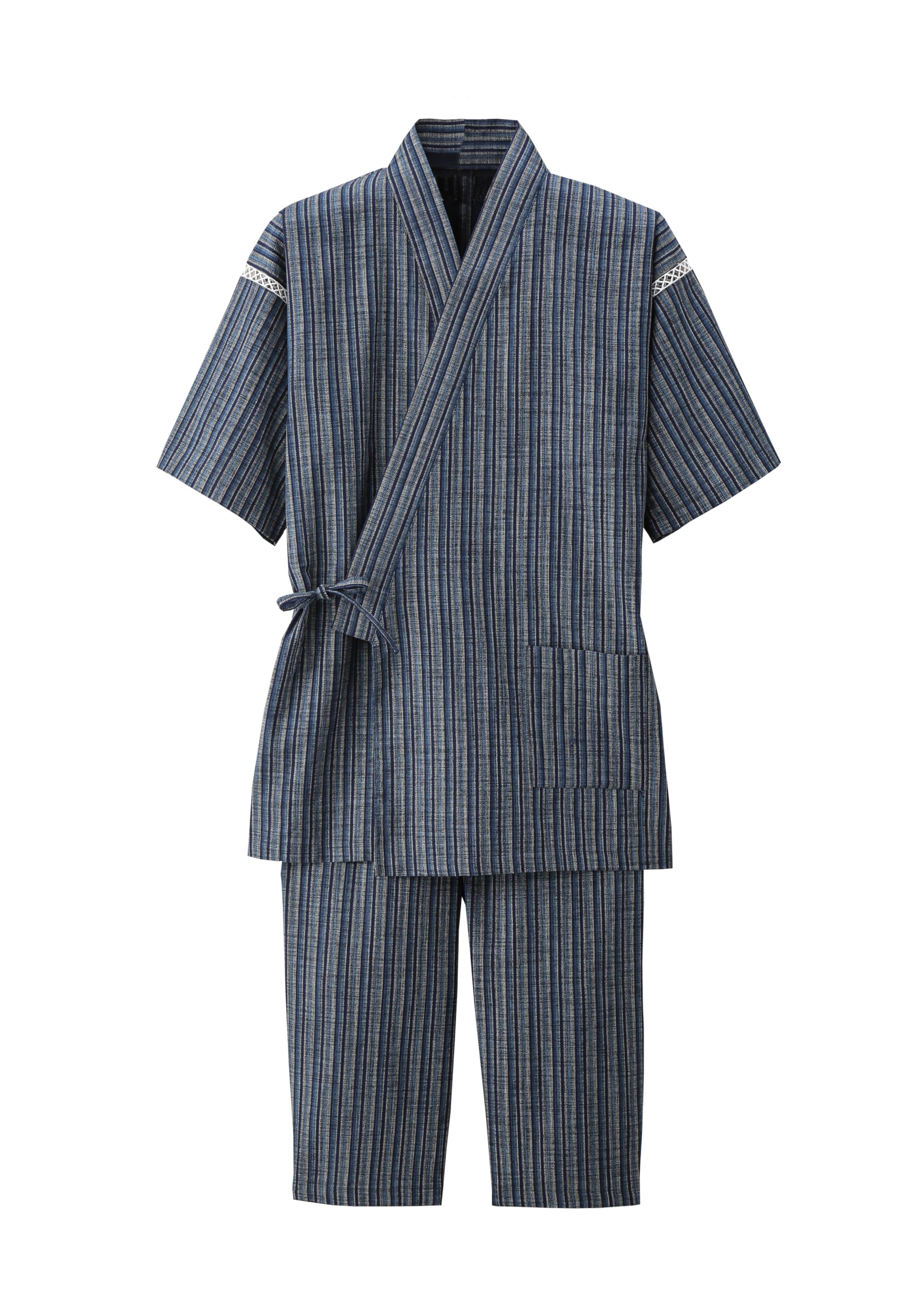 Japan Cool Jinbei Yukata Men's Half-Sleeved Japan Cotton top and Bottom